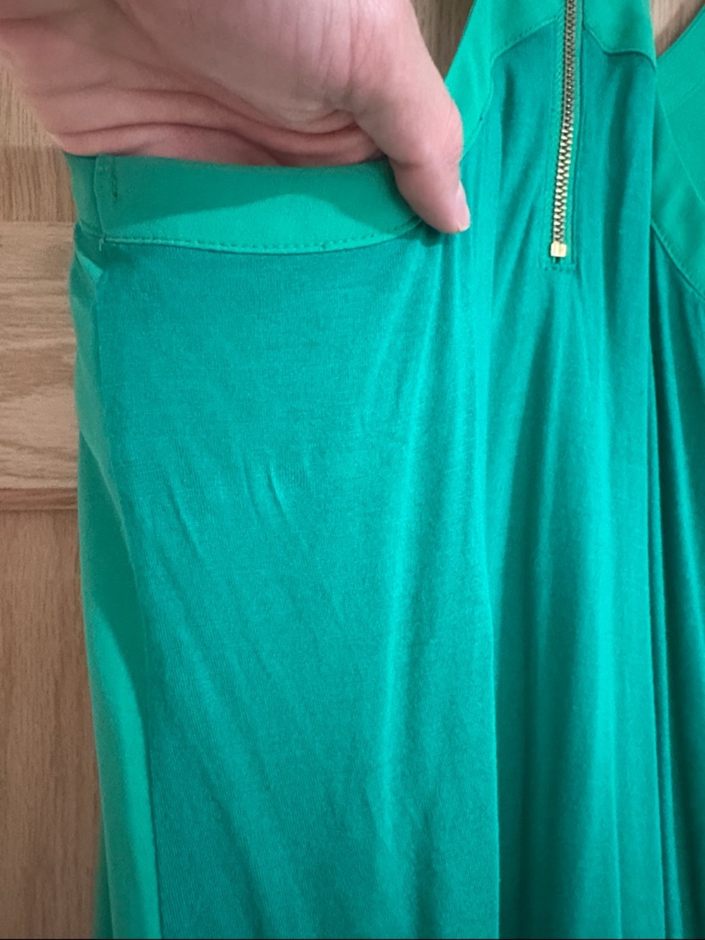 Express Green Racerback Shell Tank Top XS - Picture 3 of 6